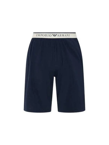 UNDERWEAR Men s Logo Banding Easy Lounge Shorts Marine - EMPORIO ARMANI - BALAAN 1