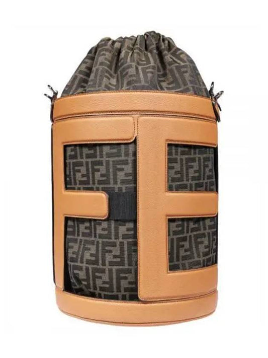 Fabric leather bucket bag - FENDI - BALAAN.