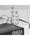 Round Metal Eyeglasses Silver - MONCLER - BALAAN 3