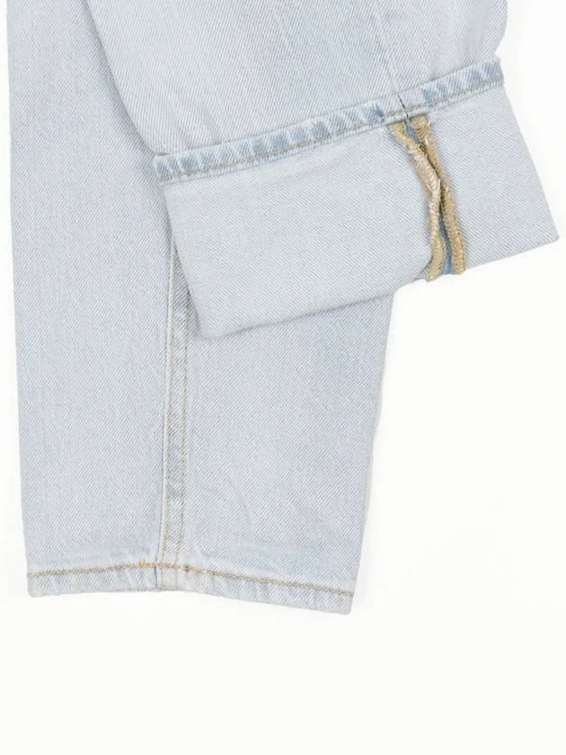 Slim fit light blue cropped denim pants JN124 - IKALOOOK - BALAAN 7