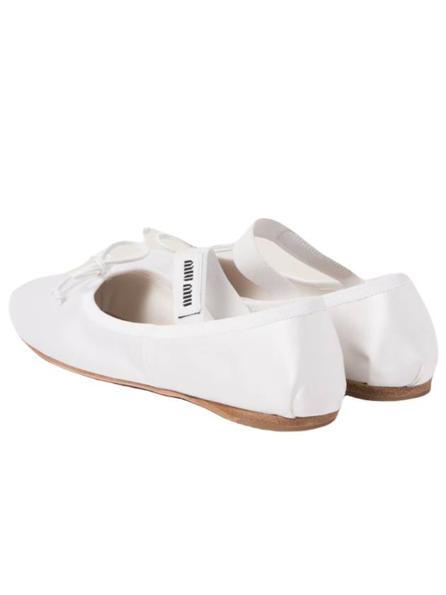 Satin Ballerinas White - MIU MIU - BALAAN 4