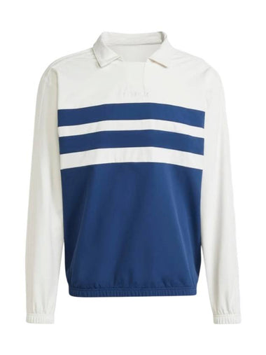 Training Stripe Long Sleeve T-Shirt Blue White - ADIDAS - BALAAN 1