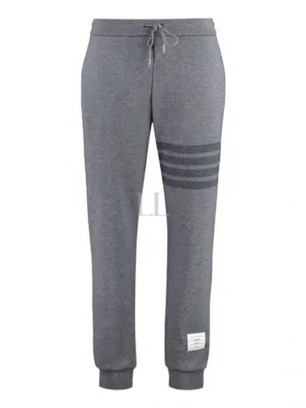 4 Bar Loopback Wool Track Pants Light Grey - THOM BROWNE - BALAAN 2