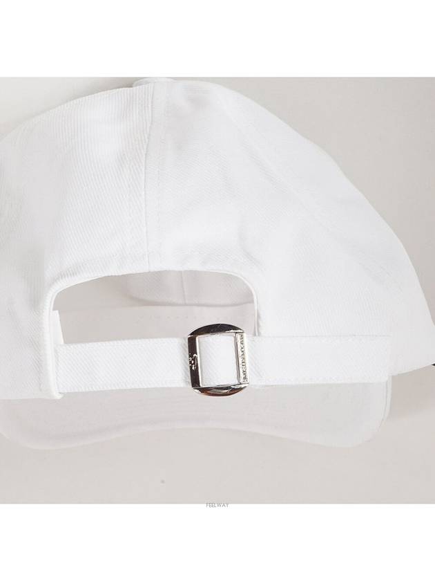 Large Fox Head Embroidered 6P Ball Cap White - MAISON KITSUNE - BALAAN 5