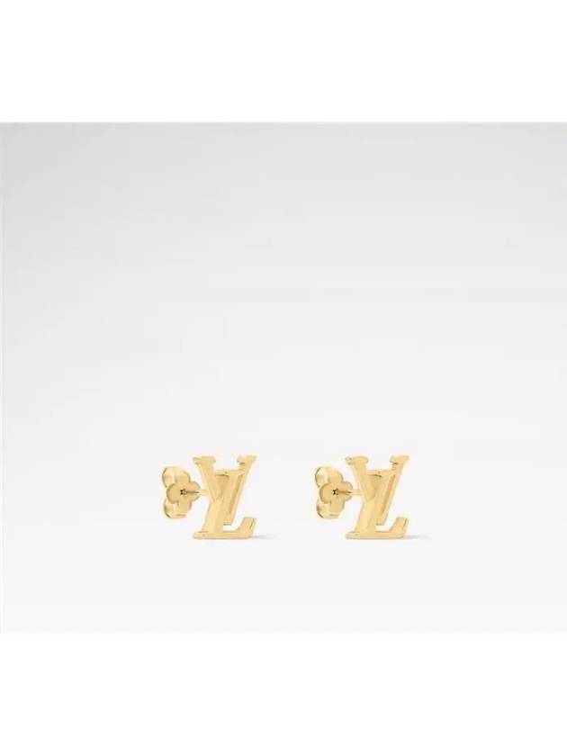 LV Iconic Earrings Gold - LOUIS VUITTON - BALAAN 3