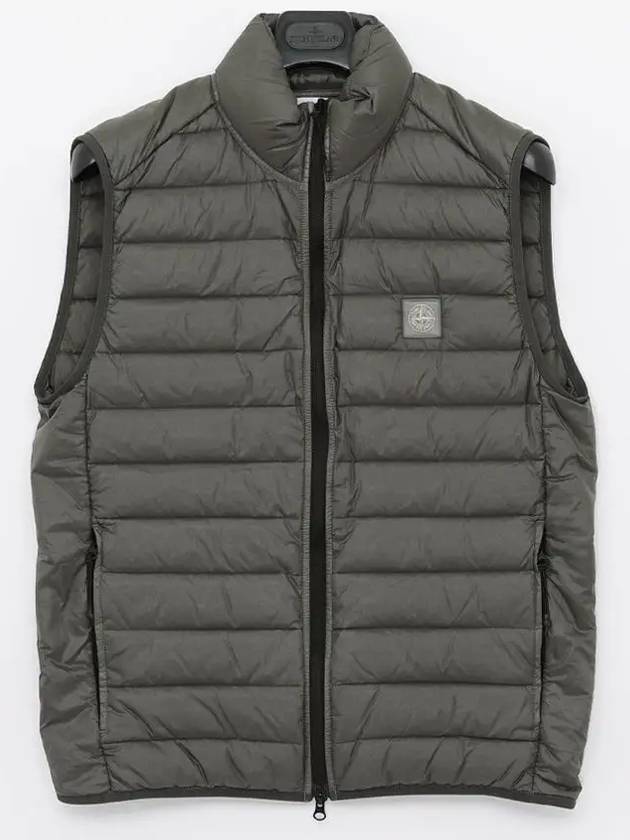 Chamber R Nylon Down Vest Musk Green - STONE ISLAND - BALAAN 4