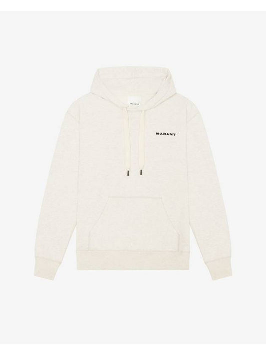 Marcello Embroidered Logo Hoodie Ecru - ISABEL MARANT - BALAAN 1