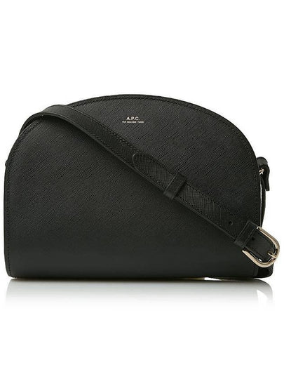 Women's Demil Lune Half Moon Shoulder Cross Bag Black - A.P.C. - BALAAN 2