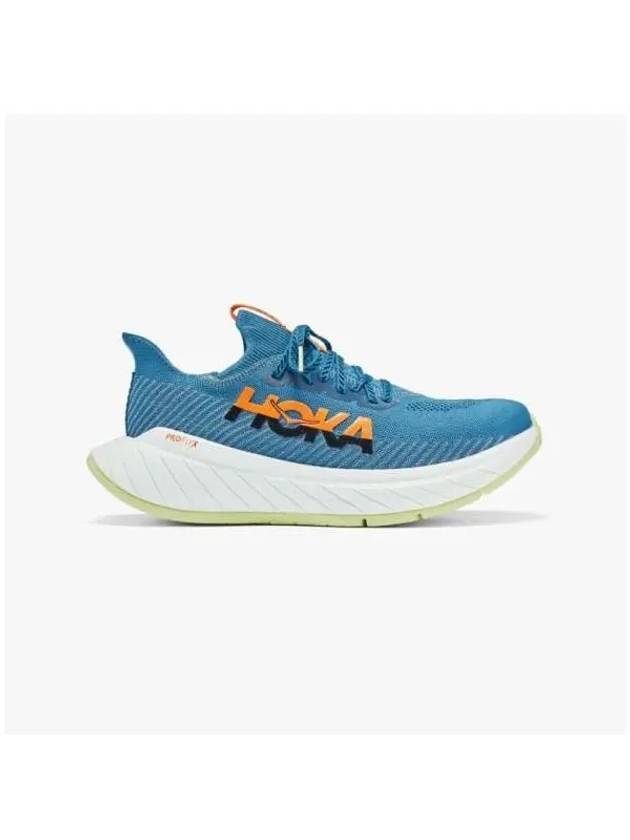 Carbon X 3 Low Top Sneakers Blue - HOKA ONE ONE - BALAAN 3