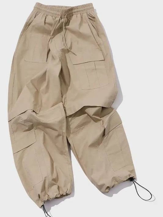 Double pocket wide cargo pants beige - CPGN STUDIO - BALAAN 1