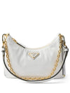 Re-Edition Patent Leather Mini Bag Blanc - PRADA - BALAAN 1