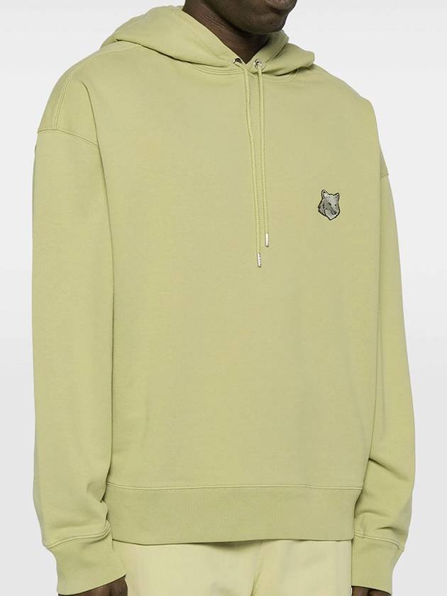 Bold Fox Head Patch Oversize Hoodie Green - MAISON KITSUNE - BALAAN 4