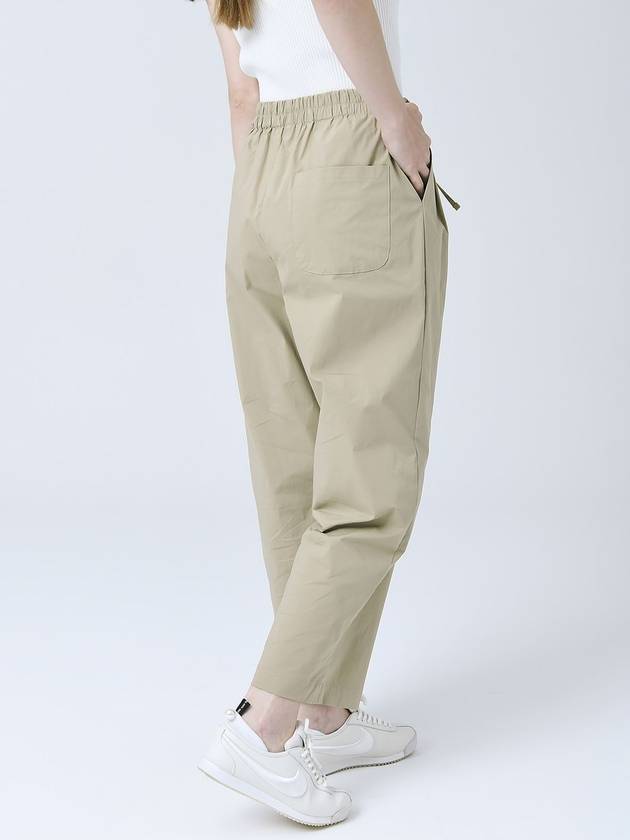 Light Cotton Nylon Span Pintuck Banding Wide Soft Beige Pants DO3242PT004 2 - DOYOUKNOWMC GOLF WEAR - BALAAN 4