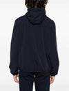 Embroidered Logo Zip-up Hoodie Navy - BRUNELLO CUCINELLI - BALAAN 5