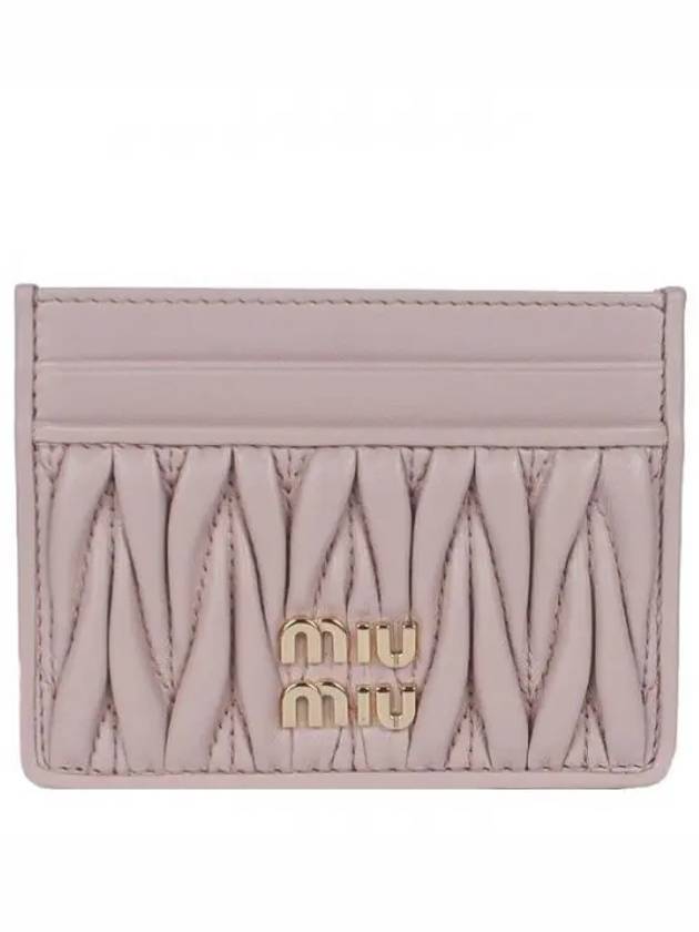 Materasse Nappa Leather Card Wallet Powder Pink - MIU MIU - BALAAN 2