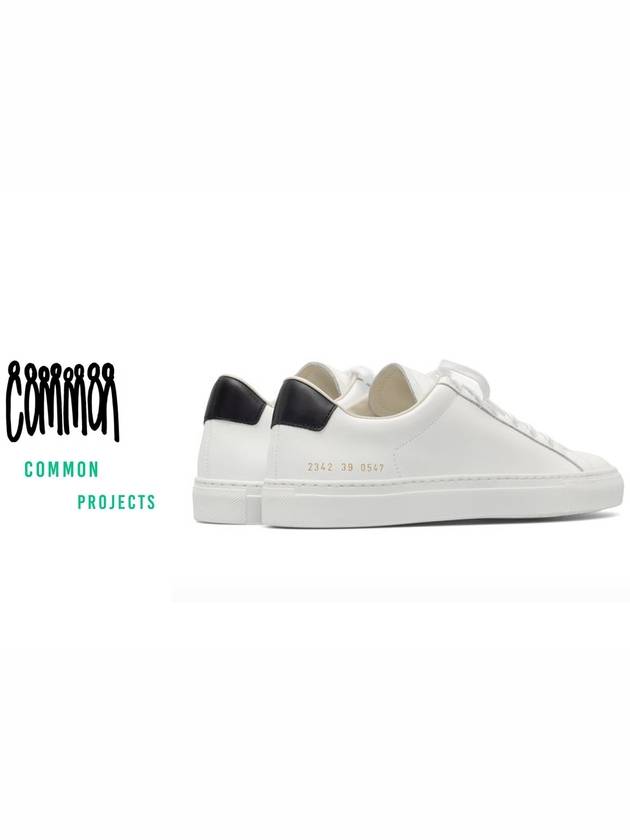 Retro Low Top Sneakers White - COMMON PROJECTS - BALAAN 5