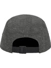 Washed Seersucker Camp Cap Black - SUPREME - BALAAN 2