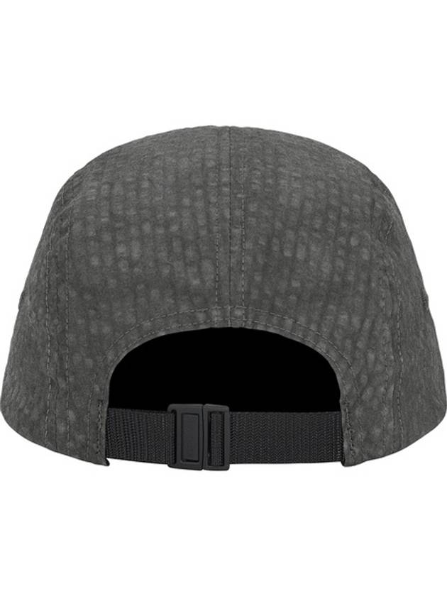 Washed Seersucker Camp Cap Black - SUPREME - BALAAN 2