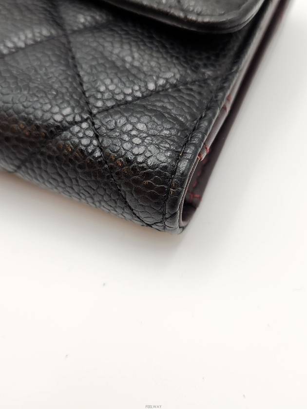 Daol Sangin Store Classic Caviar Long Wallet No 18 A31506 Condition A - CHANEL - BALAAN 6