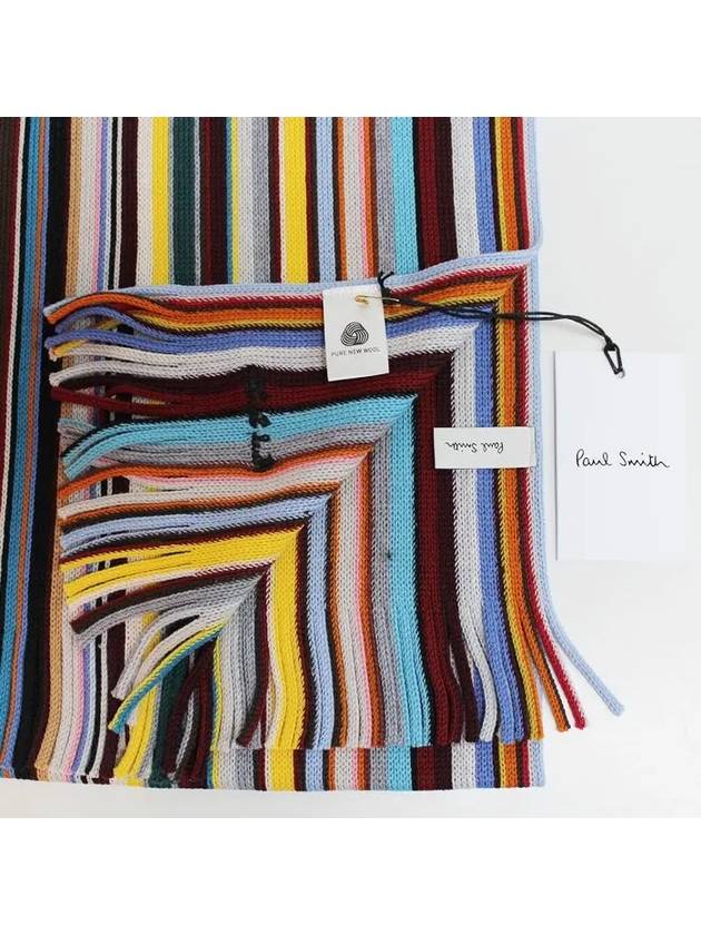 Stripe Wool Muffler - PAUL SMITH - BALAAN 5