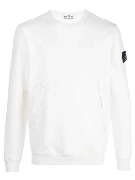 Wappen Pocket Sweatshirt White - STONE ISLAND - BALAAN 2