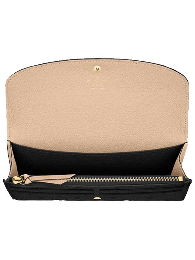 Emilie Empreinte Long Wallet Black - LOUIS VUITTON - BALAAN 5