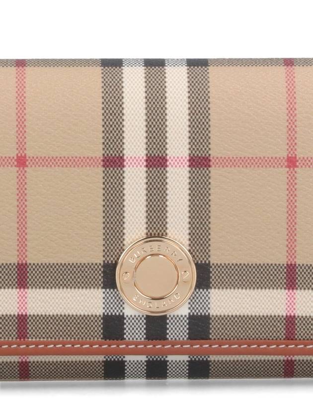 Check Long Wallet Beige - BURBERRY - BALAAN 5