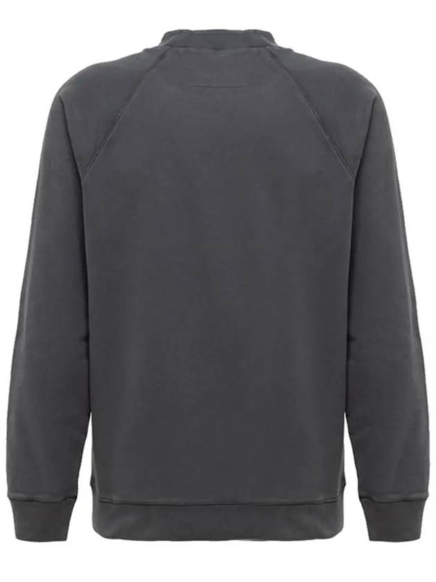 Brushed Emerize Diagonal Fleece Sweatshirt Gray - CP COMPANY - BALAAN.