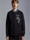 Fragment collab Varsity Fleece Cardigan Black - MONCLER - BALAAN 2