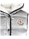 Hera Logo Down Padded Vest Silver - MONCLER - BALAAN 5