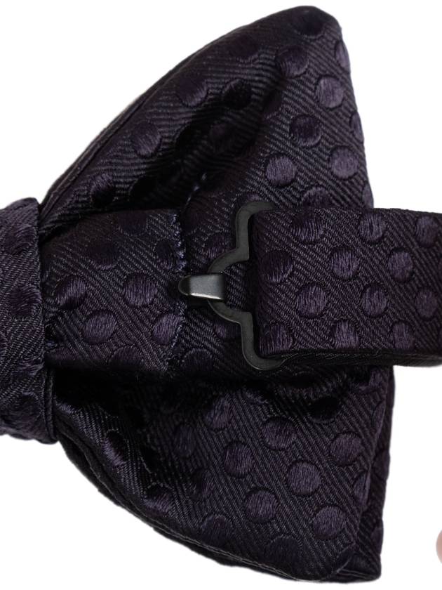 Tom Ford Silk Bow Tie, Men's, Navy Blue - TOM FORD - BALAAN 4