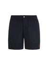 Men's Embroidered Pony Prepster Shorts Black - POLO RALPH LAUREN - BALAAN 2