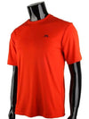 Ade Crew Neck Short Sleeve T-Shirt Red - J.LINDEBERG - BALAAN 3