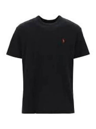 Custom slim fit cotton t shirt black 1236080 - POLO RALPH LAUREN - BALAAN 1