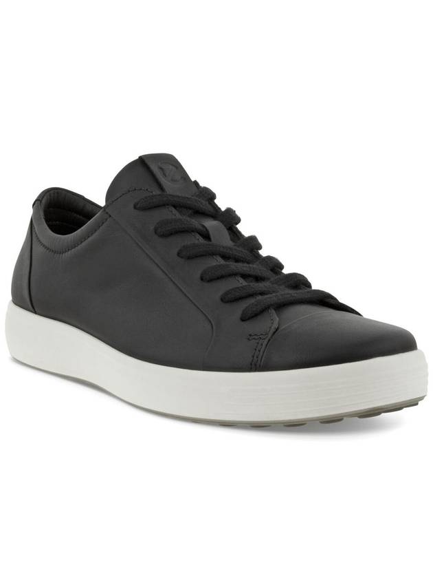 Soft 7 M Low Top Sneakers Black - ECCO - BALAAN 3