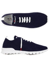 Fit Knit Low Top Sneakers Navy - KITON - BALAAN 2