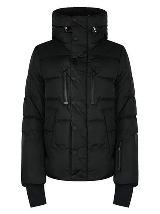 23FW 1A00055 5399E 999 Rothenberg Men's Hooded Padded Jacket Black 999115 - MONCLER - BALAAN 1