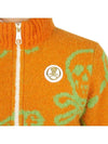 Golf Ruler Storm Protection Jacquard MLW 2D AD14 ORANGE Women s Mohair Wool Padding Jacket - MARK & LONA - BALAAN 11