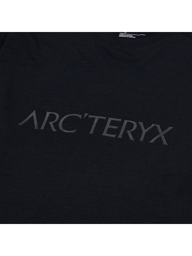 Men s Ionia Ark Word Short Sleeve T Shirt X000007733 BLACK - ARC'TERYX - BALAAN 6