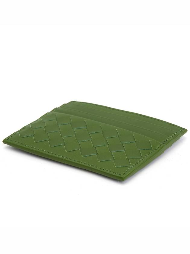 Intrecciato Classic Card Wallet Green - BOTTEGA VENETA - BALAAN 4