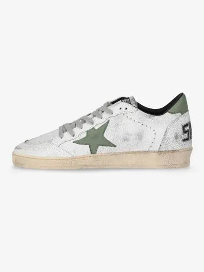 Ballstar Low-Top Sneakers Green White - GOLDEN GOOSE - BALAAN 2