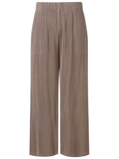 Pleats Wide Pants Beige - MONPLISSE - BALAAN 2