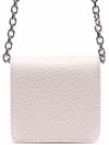 Embroidery Logo Chain Cald Wallet Light Grey - MAISON MARGIELA - BALAAN 5