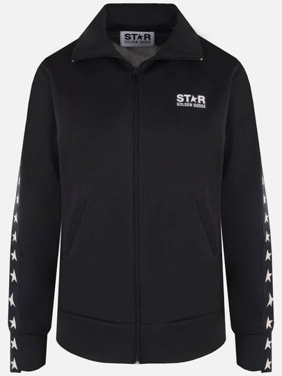 Star Logo Track Jacket Black - GOLDEN GOOSE - BALAAN 2