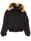 Boke Flower Fur Bomber Jacket Black - KENZO - BALAAN 1