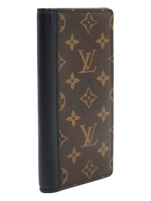 Women s Louis Vuitton M93800 Monogram Canvas Macassar Brazza Wallet Long gt Gangbuk used luxury goods - LOUIS VUITTON - BALAAN 3