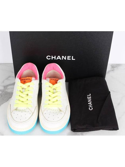 Women s back logo sneakers 37 240 - CHANEL - BALAAN 2