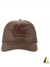 Logo Base Ball Cap Brown - ETRO - BALAAN 2