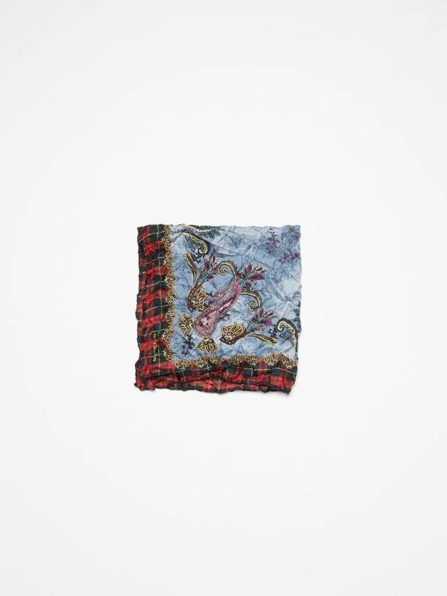 Floral Print Silk Scarf CA0274 - ACNE STUDIOS - BALAAN 2