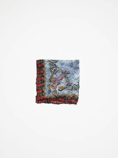 Floral Print Silk Scarf CA0274 - ACNE STUDIOS - BALAAN 2